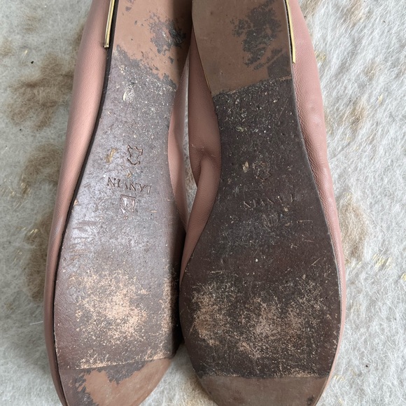 Lanvin flats, buttery soft leather in a beautiful camel. Size 38.5. Stunning. - Picture 3 of 4